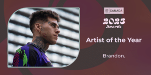 Artist of the year 2019 - brandon.