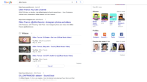 A screenshot of a google search page showing a group of people.