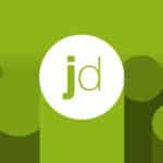 A green background with the word jd on it.