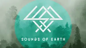 The logo for sounds of earth.