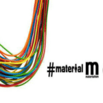 A group of colorful wires with the words material m.