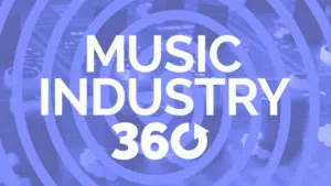 The logo for music industry 360.