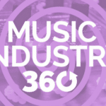 A purple background with the words music industry 360.
