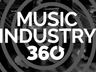 The logo for music industry 360.