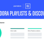 Pandora playlists and discovery.