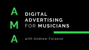 Digital advertising, musicians