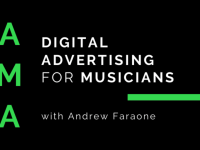 Digital advertising, musicians