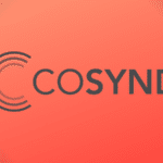 The Cosynd logo on an orange background.