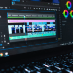 A video editing laptop for music videos.