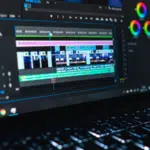 A video editing laptop for music videos.