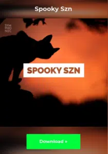 screenshot of Spooky Szn playlist submission cover