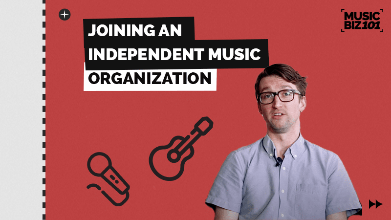 Joining an independent music organization. Keywords: independent music, organization