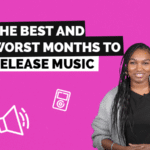 The optimal and unfavorable months to release music.