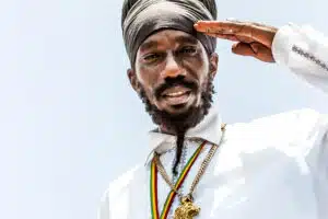 A man wearing a turban and a fresh white shirt.