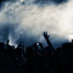 people in a crowd at a concert