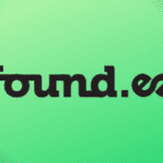 Found.ee logo on a green background.