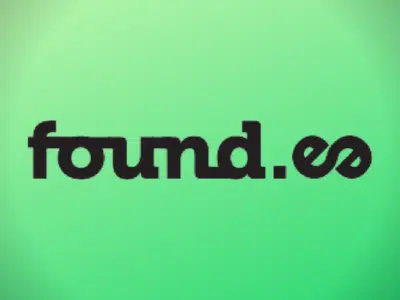 Found.ee logo on a green background.