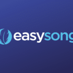 The easy song logo on a blue background.