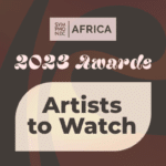 The logo for the african artists to watch.