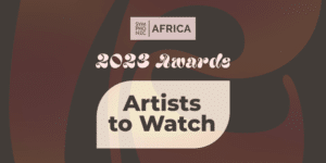 The logo for the african artists to watch.