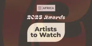 The logo for the african artists to watch.