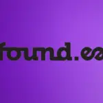 Found the es logo on a purple background at found.ee.