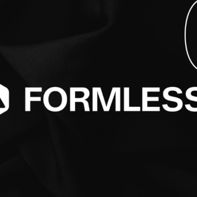 A black background with the word formless on it.