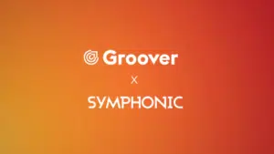 Groover's symphonic logo on an orange background.