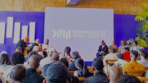 Panel discussion at Dominicana Music Week 2023.