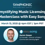 Join our exclusive music licensing masterclass on March 13, 2025, featuring Aaron Green from Easy Song.